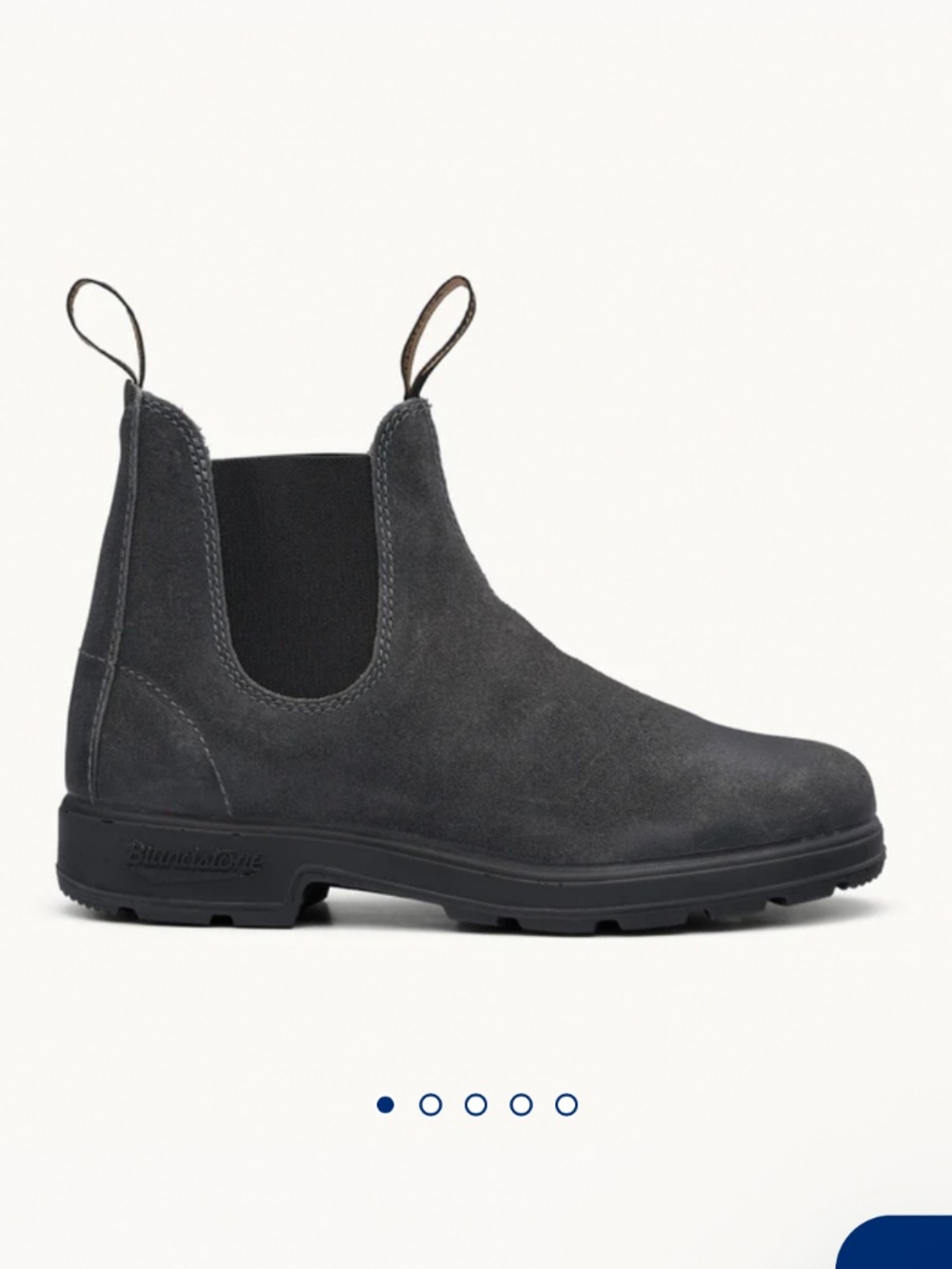 Blundstone Originals 1910 Chelsea Boots Suede Steel Gray